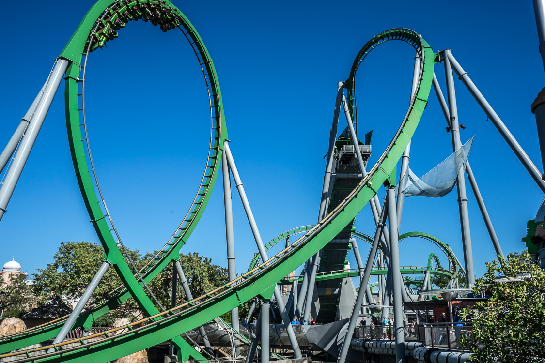 The Incredible Hulk Coaster at Universal s Islands of Adventure